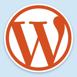 wordpress logo orange